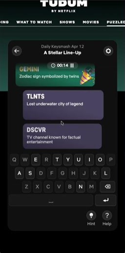 Keysmash Answer Today | April 12 2026 | TUDUM by Netflix