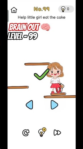 Must play mobile game & Puzzle - Brain Out Level 99 Walkthrough 🧠🔥 #shorts #gamereviews #gaming