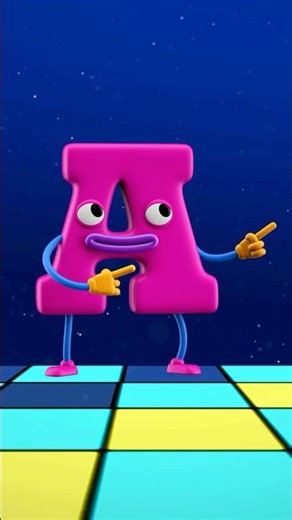 Learn ABCs the Fun Way with Dancing Characters #abcdsong #kidssongs #shorts