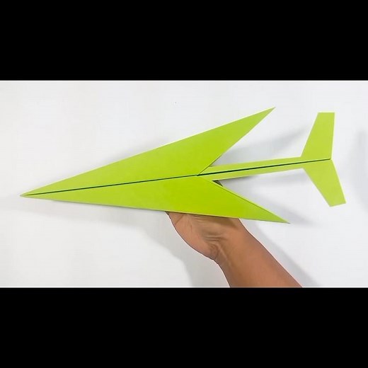 How to Make a Paper Airplane That Flies Far | Easy Origami Paper Plane