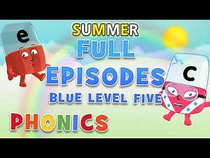 #SummerLearning Alphablocks - Blue Level Five | FULL EPISODES 4-6 | Learn to Read | #HomeSchooling