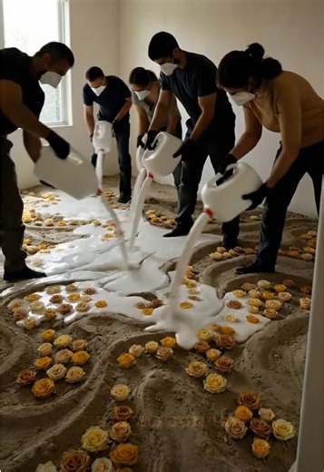 epoxy rose floor 2 #epoxy #resin #decoration #Home