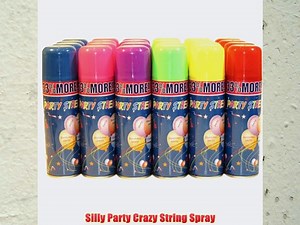 96 Cans Silly Party Crazy String Streamer Spray Wholesale Lot Bulk High Quality