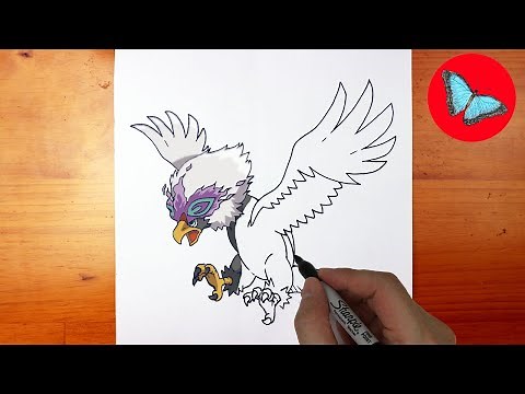 How To Draw Pokemon - Hisuian Braviary