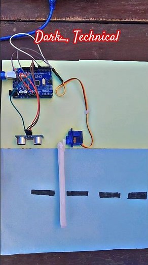 DIY Automatic Toll Gate System | School Project Idea 🚦#project #tollgate #schoolproject #diy