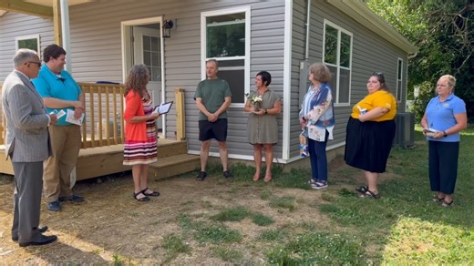Tuesday morning there was a Habitat for Humanity home dedication in Zanesville, what an incredible program. Thanks to Y City Realty for making coverage like this possible. | Y-City News