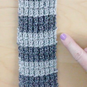 Slip Stitch Knitting Technique for Smooth Edges