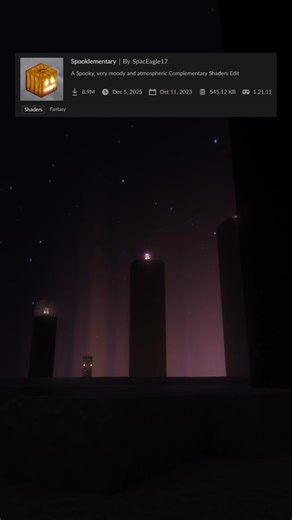 🌌 Atmospheric Minecraft Shaders🌌 (1.20.1+) Pt. 1 #minecraft #minecraftshorts #minecraftshaders