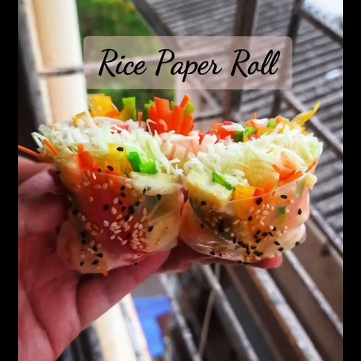 Have you tried this Roll Paper Roll? | How to make Rice Paper Roll | Easy Recipe | 5 minute Recipe