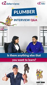 || Plumber Interview Questions and Answers in English || The...