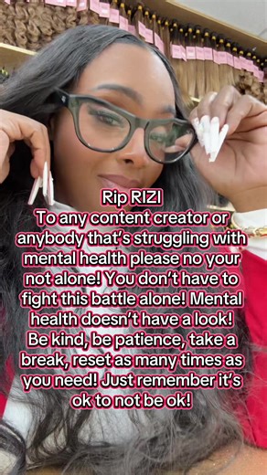 As a content creator who has struggled with mental health, it breaks my heart to hear that another creator took their life on TikTok Live due to cyberbullying. I’ve heard some of the clips and read some of the comments, and it’s devastating. At the end of the day, this wasn’t just a content creator—this was a human being. It’s okay to walk away. It’s okay to not be okay. It’s okay to ask for help. It’s okay to ask for help again, even after you’ve already received it. It’s okay to disconnect. It