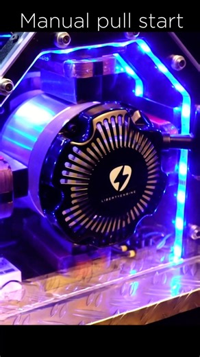 67K views · 884 reactions | Witness the Liberty Engine in action, showcasing its illuminated rotor and intricate design. The video highlights the engine's power and construction, revealing its inner workings. Check out the full video for all the details. #LibertyEngine #rotor #engine #technology #design | Hidden Technology | Facebook