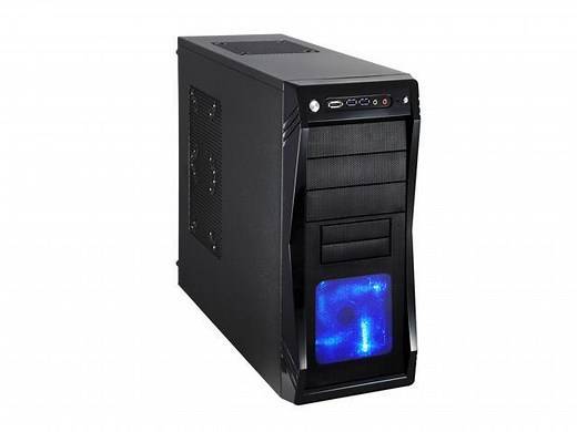 Rosewill CHALLENGER-U3 Black Gaming ATX Mid Tower Computer Case ,comes with Three Fans-1x Front Blue LED 120mm Fan, 1x Top 140mm Fan, 1x Rear 120mm Fan, front mounted dual USB 3.0 - Newegg.com