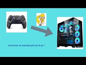 COMMENT connecter une manette PS5 sur un PC