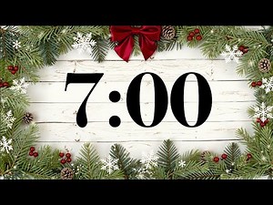 7 Minute Christmas Countdown Timer 🎄 Peaceful Piano Music | Holiday Focus, Read, Study, & Homework