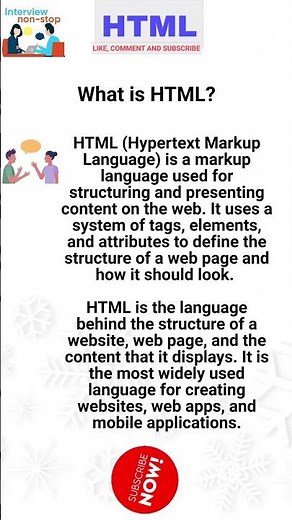 What is HTML?