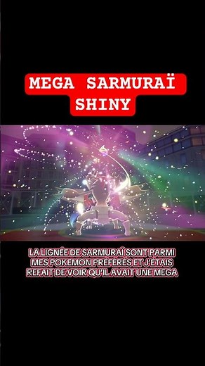 NOUVELLE MEGA SARMURAÏ SHINY/ NEW MEGA GOLISOPOD IN POKÉMON ZA SHINY #pokemon #shinypokemon #gaming