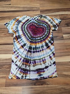 Heart ~ Shockwaves Ice Dye Tie Dye T Shirt Adult Sizes Small to 2xl - Etsy