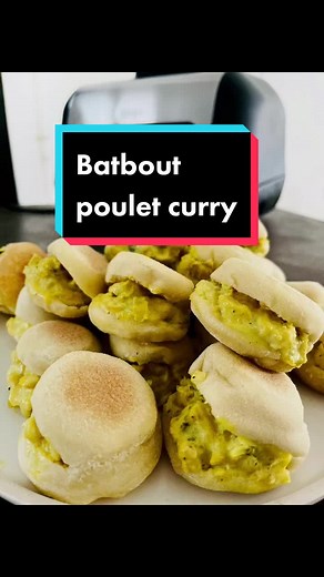 Batbout au Poulet Curry sur Plancha