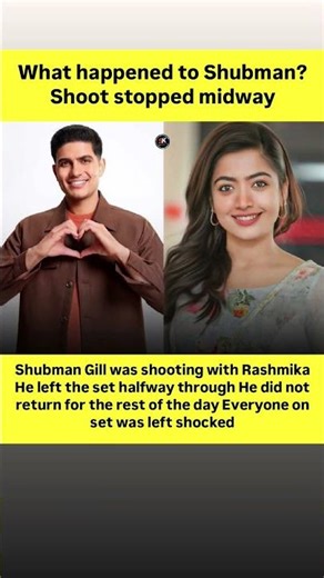 Angry Shubman Gill walked off the set: Everyone Shocked! #cricket #bollywood #actress #news