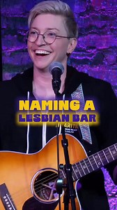 321K views · 13K reactions | What would YOU name a lesbian bar? #lesbianbar #bar #comedy #comedian #campkristin | Kristin Key | Facebook