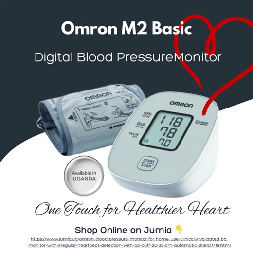 💙 Check Your Blood Pressure with Omron M2 Basic Monitor your blood pressure easily at home with the Omron M2 Basic — quick, accurate, and simple to use. 🩺 Stay informed, stay healthy, and keep your heart in check. #Omron #BloodPressure #HealthyLiving #WellnessAtHome #OmronM2 #BloodPressureMonitor #bloodpressurecare #HeartHealth #HypertensionCare #HomeHealth #DailyMonitoring #HealthyLiving #MedicalDevices #WellnessAtHome #AccurateReadings #UgandaHealth | Meadow lab