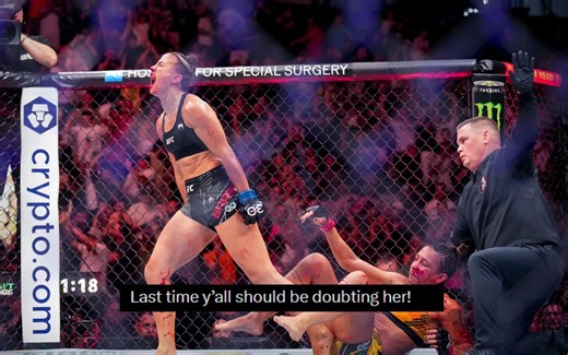 “Easily WMMA fight of the year” - Maycee Barber’s explosive finish of Amanda Ribas sets MMA Twitter on fire