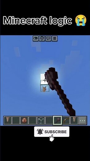 Minecraft logic 😭#minecraft #shots #minecraftbuild #viral #populer
