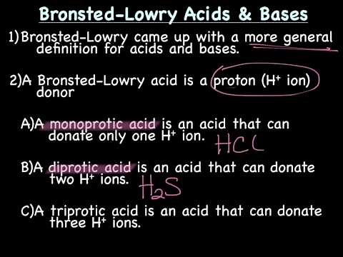 Arrhenius vs Bronsted-Lowry Acids & Bases