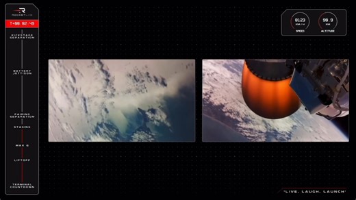 Rocket Lab has launched the Live, Laugh, Launch mission, aboard its Electron/Curie rocket, at 10:42am NZST Sunday (10:42pm UTC Saturday) from its Launch Complex 1A in New Zealand, sending the EchoStar Lyra-2 satellite (and four other confidential payloads) to sun-synchronous orbit. This is Rocket Lab and Electron’s 12th mission of 2025 and 70th overall. [Video Credit 🎥: Rocket Lab] | NASASpaceflight.com