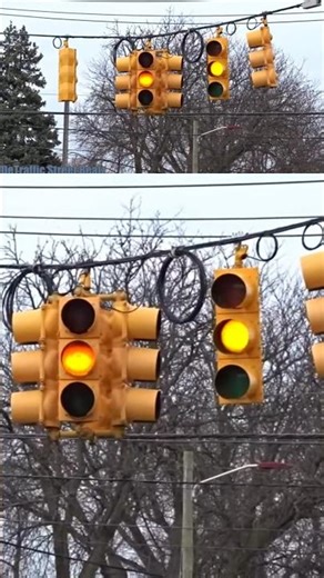 Incandescent vs LED Traffic Lights Comparison