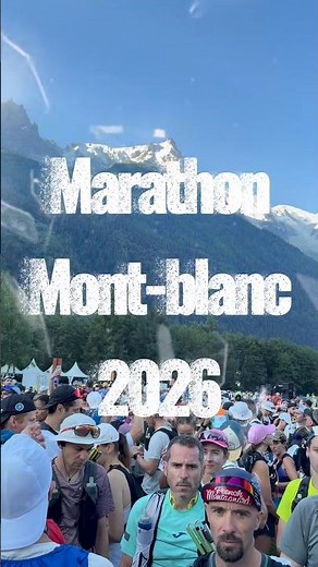 Mont-Blanc Marathon 🏔️ The most legendary trail in Chamonix! #shorts