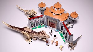 Lego Jurassic World 76961: T-Rex and Raptor Clash at the Iconic Visitor Center
