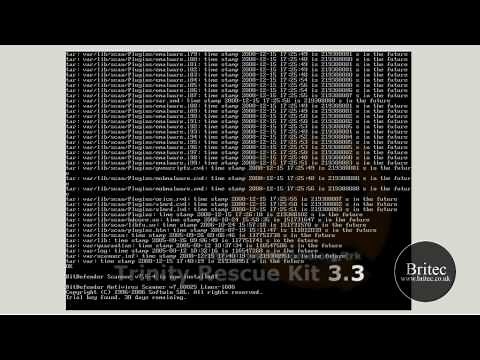 virusscan and Recover Windows OS using Trinity Rescue Kit Live CD by Britec