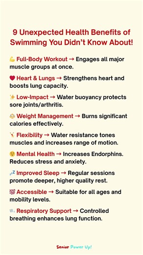 9 Unexpected Health Benefits of Swimming You Didn’t Know About! #swimmingbenefits #healthyliving