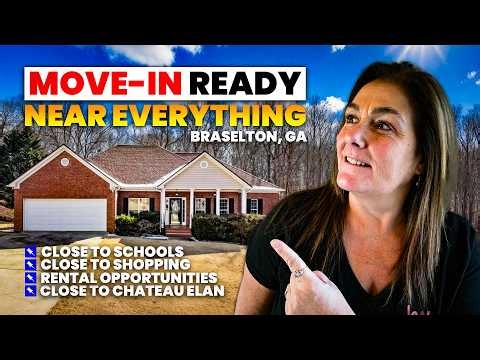 Braselton GA Home for Sale | Ranch with In-Law Suite Near Chateau Elan & I-85