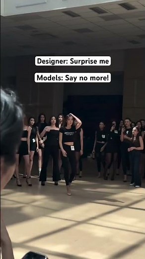 How the models surprised the designer at the casting🙌🏻 #modeling #fashion #usa #newyork #america