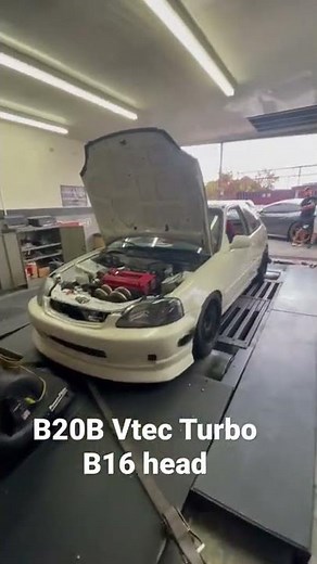 My Honda EK B20B Vtec turbo. 9psi 339 whp