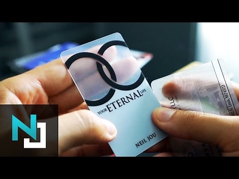 Clear Plastic Cards 30mil | Neil Jou Productions