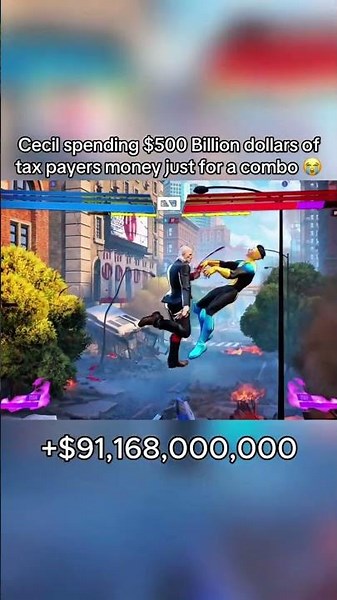 Cecil spending $500 Billion dollars just for a combo 😭