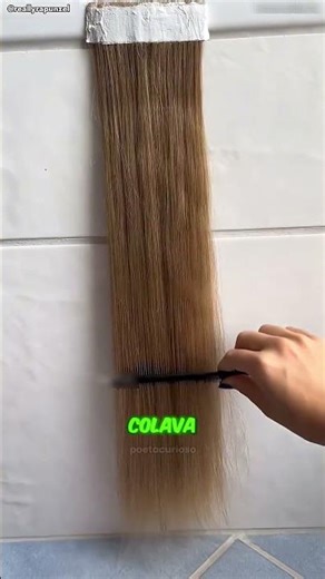 How many strands of hair did she lose in 1 year?