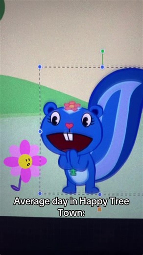 Insert Flower BFDI joke here and goodbye #htf #happytreefriends #htfpetunia #happytreefriendspetunia #htfmeme