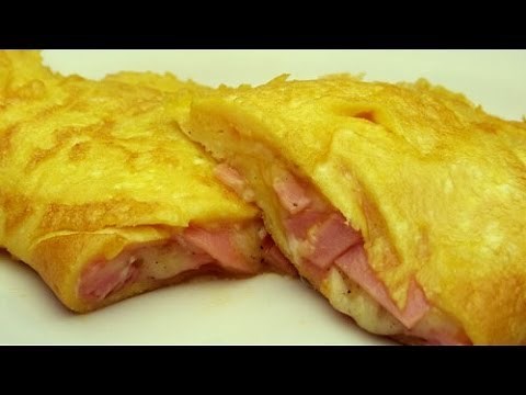 Grundrezept Omelette | Salami Omelette Rezept