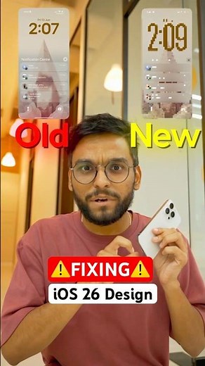 ⚠️Fixing Apple iOS 26 Design ⚠️