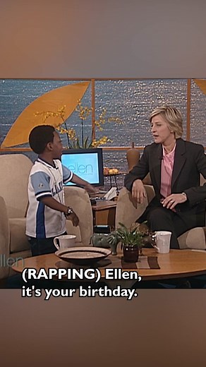 Bobb'e J. Thompson gave me two adorable presents for my birthday in Season 1. #theellenshow #throwback #throwbackthursday #bobbejthompson