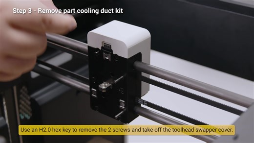 U1 Video Guide: Part Cooling Fan Adapter Board Replacement Keep the #SnapmakerU1 running at its best! This quick guide shows you how to replace the Part Cooling Fan Adapter Board with ease. 📝 Step-by-step Overview 1. Park Toolhead 2. Power Off & Unplug 3. Remove Part Cooling Duct Kit 4. Replace Part Cooling Fan Adapter Board 5. Reinstall Part Cooling Duct Kit 🧰 Need Replacement Parts? Keep your machine in top shape with genuine Snapmaker components. 🛒 U1's Replacement Parts: https://bit.ly/4q