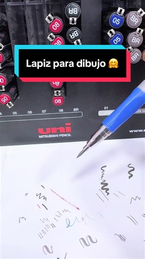 Lápiz para dibujo: mina gruesa y resistente para mejores trazos
