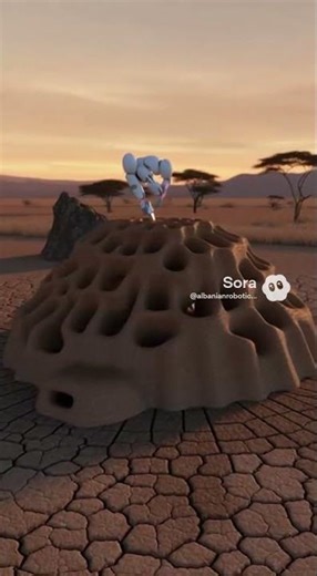 Humanoid Robot Casting Aluminium in Ancient Ant Structures | by Albanian Robotics