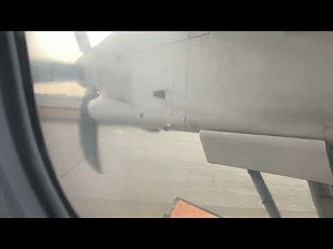 ANA プロペラ機の離陸映像！エンジンスタート〜大阪上空までを機内撮影 #離陸 #伊丹空港 #プロペラ機