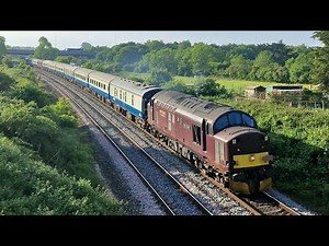 37518 Fort William/An Gearasdan (5 Tone/Thrash) - 37685 Motor Away From Norton Junction (16/05/2025)